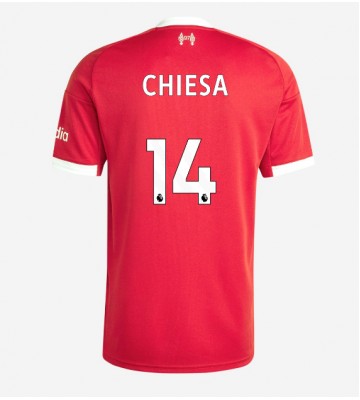 Liverpool Federico Chiesa #14 Domácí Dres 2025-26 Krátký Rukáv