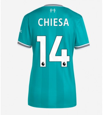 Liverpool Federico Chiesa #14 Dámské Alternativní Dres 2025-26 Krátký Rukáv