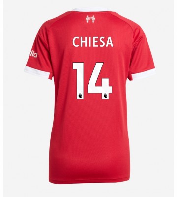 Liverpool Federico Chiesa #14 Dámské Domácí Dres 2025-26 Krátký Rukáv