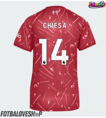 Liverpool Federico Chiesa #14 Dámské Domácí Dres 2026-27 Krátký Rukáv