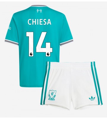 Liverpool Federico Chiesa #14 Dětské Alternativní Dres 2025-26 Krátký Rukáv (+ trenýrky)