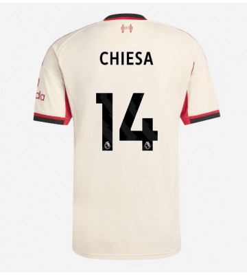Liverpool Federico Chiesa #14 Venkovní Dres 2025-26 Krátký Rukáv