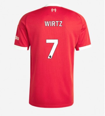Liverpool Florian Wirtz #7 Domácí Dres 2025-26 Krátký Rukáv