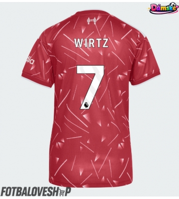 Liverpool Florian Wirtz #7 Dámské Domácí Dres 2026-27 Krátký Rukáv
