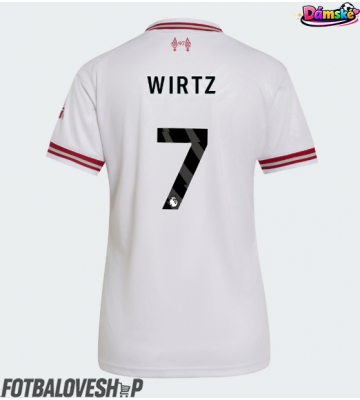 Liverpool Florian Wirtz #7 Dámské Venkovní Dres 2026-27 Krátký Rukáv