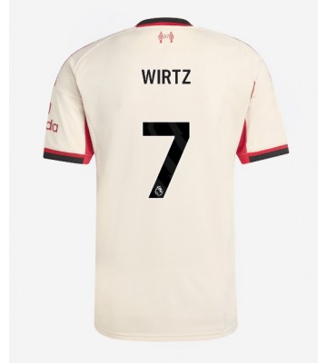 Liverpool Florian Wirtz #7 Venkovní Dres 2025-26 Krátký Rukáv