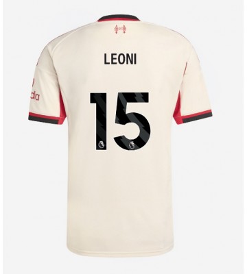 Liverpool Giovanni Leoni #15 Venkovní Dres 2025-26 Krátký Rukáv