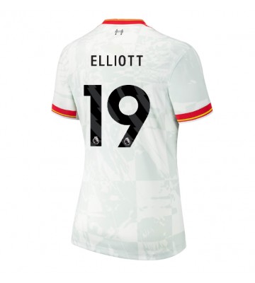Liverpool Harvey Elliott #19 Dámské Alternativní Dres 2024-25 Krátký Rukáv