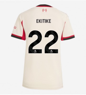 Liverpool Hugo Ekitike #22 Dámské Venkovní Dres 2025-26 Krátký Rukáv
