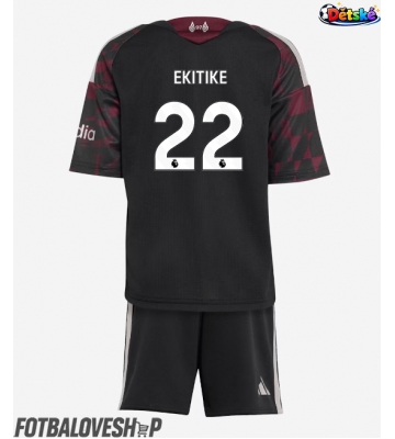 Liverpool Hugo Ekitike #22 Dětské Alternativní Dres 2026-27 Krátký Rukáv (+ trenýrky)
