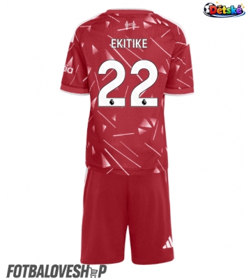 Liverpool Hugo Ekitike #22 Dětské Domácí Dres 2026-27 Krátký Rukáv (+ trenýrky)