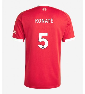 Liverpool Ibrahima Konate #5 Domácí Dres 2025-26 Krátký Rukáv