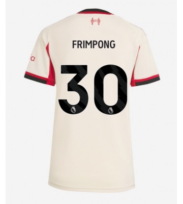 Liverpool Jeremie Frimpong #30 Dámské Venkovní Dres 2025-26 Krátký Rukáv