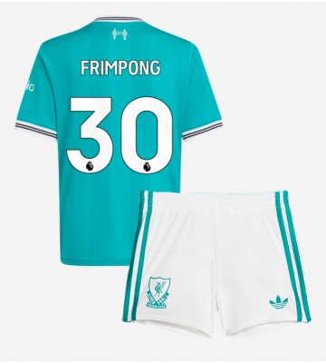 Liverpool Jeremie Frimpong #30 Dětské Alternativní Dres 2025-26 Krátký Rukáv (+ trenýrky)