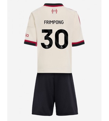 Liverpool Jeremie Frimpong #30 Dětské Venkovní Dres 2025-26 Krátký Rukáv (+ trenýrky)
