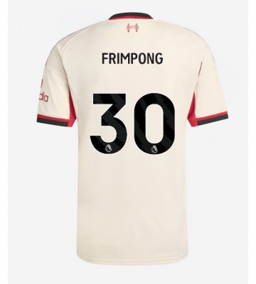 Liverpool Jeremie Frimpong #30 Venkovní Dres 2025-26 Krátký Rukáv