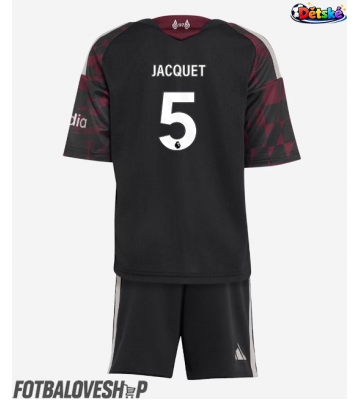 Liverpool Jeremy Jacquet #5 Dětské Alternativní Dres 2026-27 Krátký Rukáv (+ trenýrky)