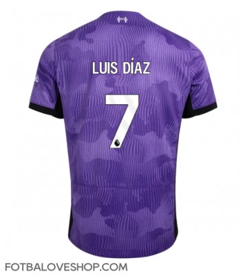 Liverpool Luis Diaz #7 Alternativní Dres 2023-24 Krátký Rukáv
