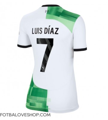 Liverpool Luis Diaz #7 Dámské Venkovní Dres 2023-24 Krátký Rukáv