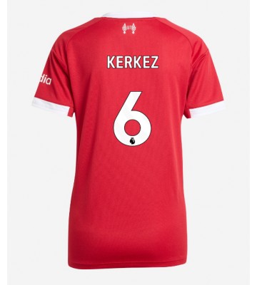 Liverpool Milos Kerkez #6 Dámské Domácí Dres 2025-26 Krátký Rukáv