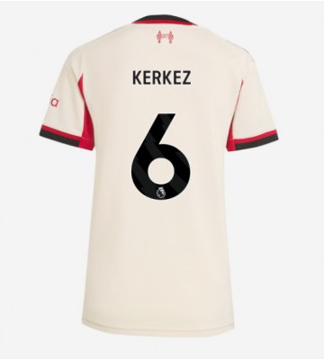 Liverpool Milos Kerkez #6 Dámské Venkovní Dres 2025-26 Krátký Rukáv
