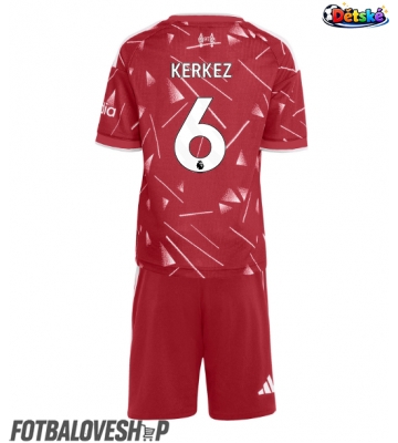Liverpool Milos Kerkez #6 Dětské Domácí Dres 2026-27 Krátký Rukáv (+ trenýrky)