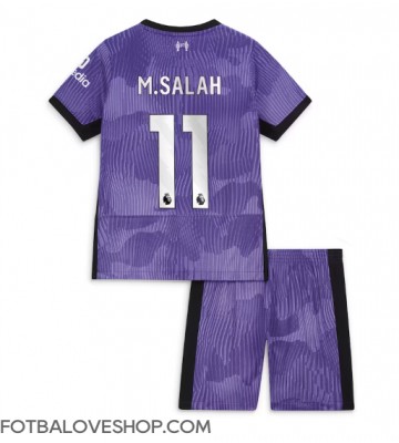 Liverpool Mohamed Salah #11 Dětské Alternativní Dres 2023-24 Krátký Rukáv (+ trenýrky)
