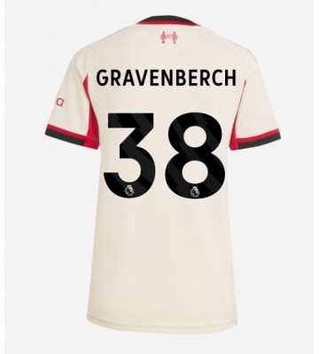 Liverpool Ryan Gravenberch #38 Dámské Venkovní Dres 2025-26 Krátký Rukáv