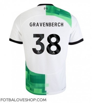 Liverpool Ryan Gravenberch #38 Venkovní Dres 2023-24 Krátký Rukáv