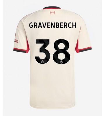 Liverpool Ryan Gravenberch #38 Venkovní Dres 2025-26 Krátký Rukáv