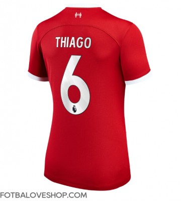 Liverpool Thiago Alcantara #6 Dámské Domácí Dres 2023-24 Krátký Rukáv
