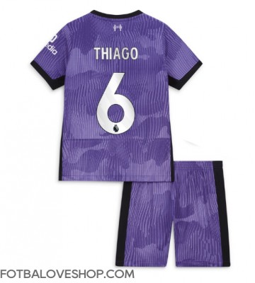 Liverpool Thiago Alcantara #6 Dětské Alternativní Dres 2023-24 Krátký Rukáv (+ trenýrky)