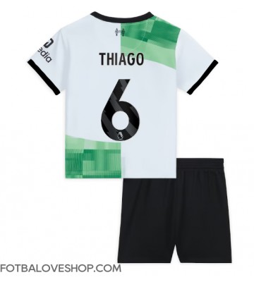Liverpool Thiago Alcantara #6 Dětské Venkovní Dres 2023-24 Krátký Rukáv (+ trenýrky)