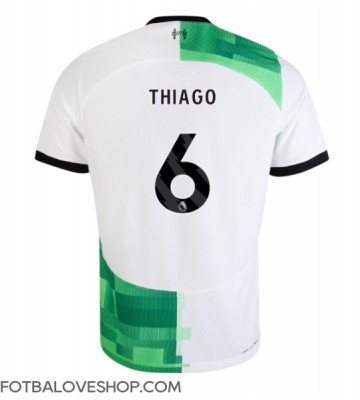 Liverpool Thiago Alcantara #6 Venkovní Dres 2023-24 Krátký Rukáv