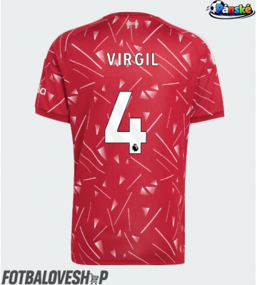 Liverpool Virgil van Dijk #4 Domácí Dres 2026-27 Krátký Rukáv