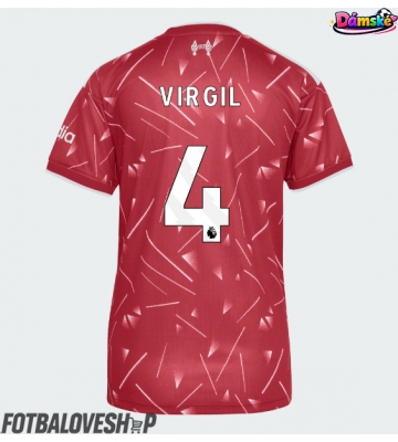Liverpool Virgil van Dijk #4 Dámské Domácí Dres 2026-27 Krátký Rukáv