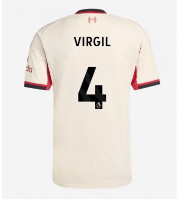 Liverpool Virgil van Dijk #4 Venkovní Dres 2025-26 Krátký Rukáv