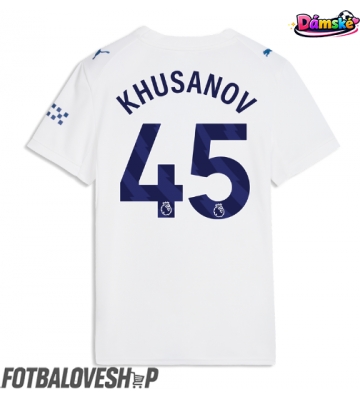 Manchester City Abdukodir Khusanov #45 Dámské Alternativní Dres 2026-27 Krátký Rukáv
