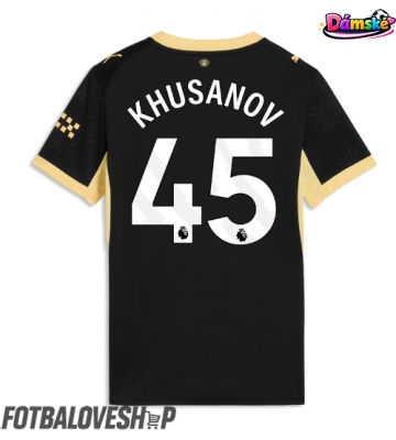 Manchester City Abdukodir Khusanov #45 Dámské Venkovní Dres 2026-27 Krátký Rukáv