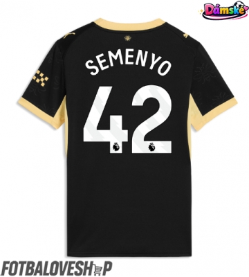 Manchester City Antoine Semenyo #42 Dámské Venkovní Dres 2026-27 Krátký Rukáv