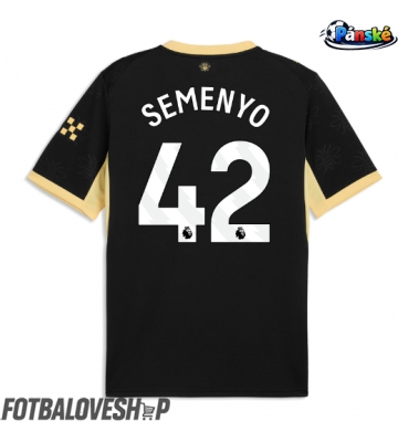Manchester City Antoine Semenyo #42 Venkovní Dres 2026-27 Krátký Rukáv
