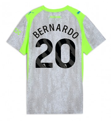 Manchester City Bernardo Silva #20 Dámské Alternativní Dres 2025-26 Krátký Rukáv