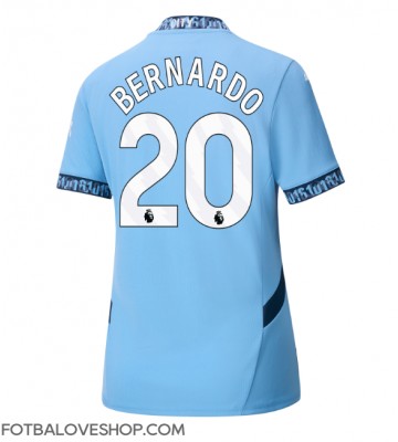 Manchester City Bernardo Silva #20 Dámské Domácí Dres 2024-25 Krátký Rukáv