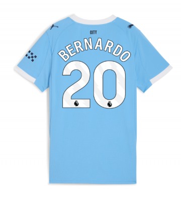 Manchester City Bernardo Silva #20 Dámské Domácí Dres 2025-26 Krátký Rukáv