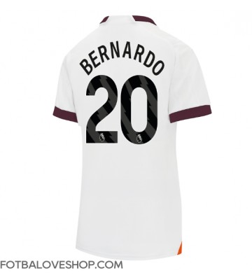 Manchester City Bernardo Silva #20 Dámské Venkovní Dres 2023-24 Krátký Rukáv