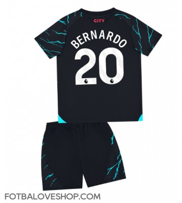 Manchester City Bernardo Silva #20 Dětské Alternativní Dres 2023-24 Krátký Rukáv (+ trenýrky)