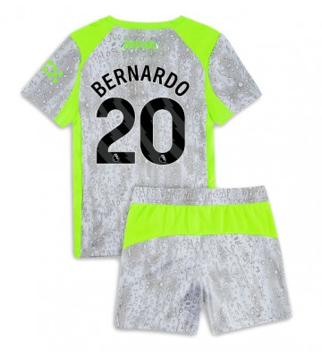 Manchester City Bernardo Silva #20 Dětské Alternativní Dres 2025-26 Krátký Rukáv (+ trenýrky)