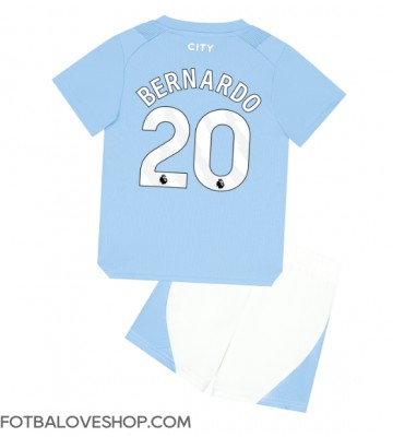 Manchester City Bernardo Silva #20 Dětské Domácí Dres 2023-24 Krátký Rukáv (+ trenýrky)