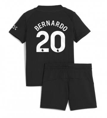 Manchester City Bernardo Silva #20 Dětské Venkovní Dres 2025-26 Krátký Rukáv (+ trenýrky)