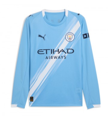 Manchester City Domácí Dres 2025-26 Dlouhý Rukáv
